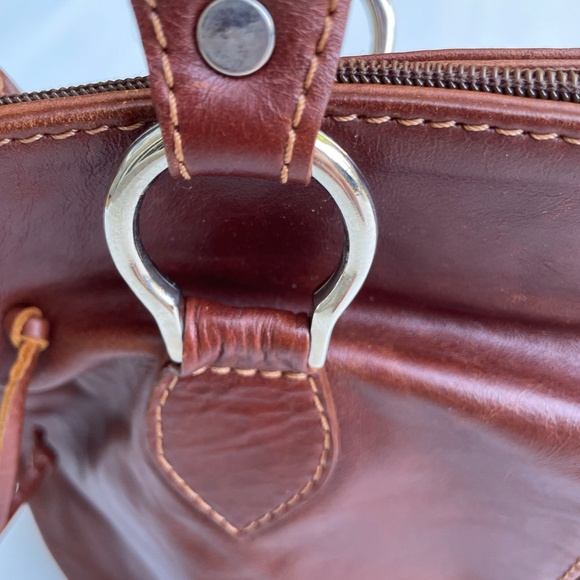 NWOT Genuine Leather Brown Purse - Picture 3 of 9